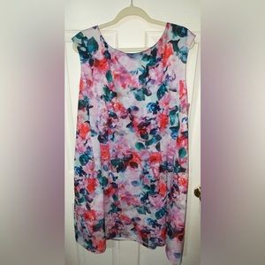 Eliza J 22W Floral Dress